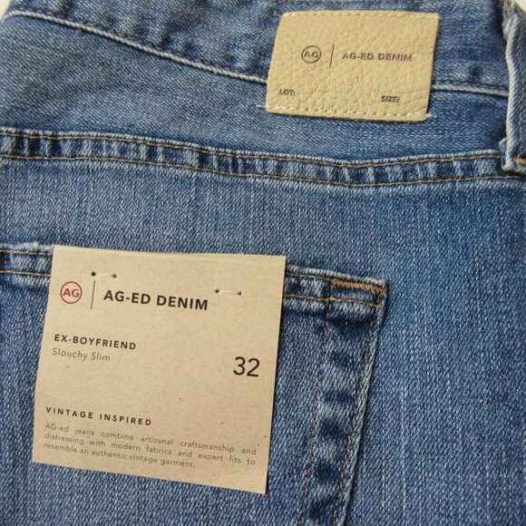 NWT Adriano Goldschmied AG Ex-Boyfriend Slim in 22 Years Landmark Destructed 32 - Picture 6 of 7